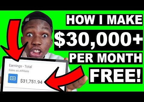 How I Make $30,000+/Month For FREE Online (FULL AFFILIATE MARKETING COURSE)