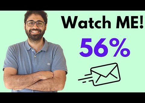 Email Marketing For Beginners: Watch me sending a campaign with 56% Open Rate!