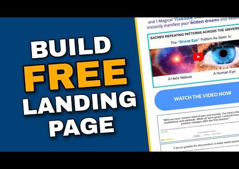 How to build a free landing page for affiliate marketing [step by step]