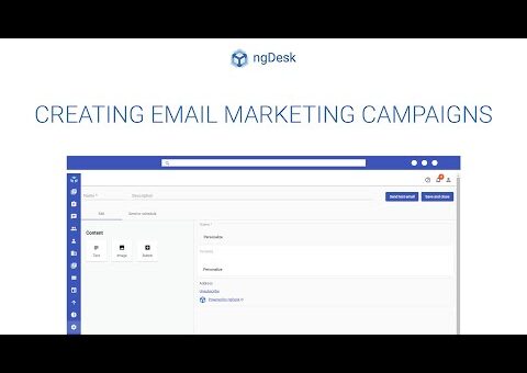 Creating Email Marketing Campaigns – ngDesk Tutorial