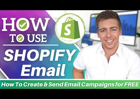 SHOPIFY EMAIL MARKETING Tutorial for Beginners | How To Create & Send Email Campaigns for FREE