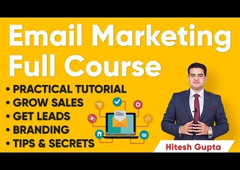Email Marketing Tutorial for Beginners | Email Marketing Full Course in Hindi | Hitesh Gupta
