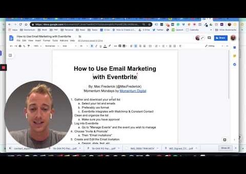 How to Use Email Marketing with Eventbrite