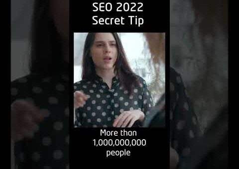 Search Engine Optimization (SEO) 2022 Secret Tip #Shorts