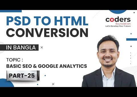 PSD TO HTML [#25] Basic Search Engine Optimization (SEO) And Google Analytics