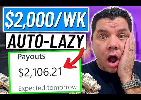 LAZY Affiliate Marketing Automated Method To Make $500 a Day The EASY Way With FREE Traffic
