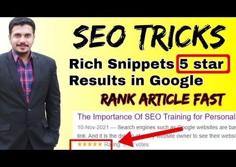 Enable 5 star SERPS – Rich Snippets in SEO – Search Engine Optimization Tricks Hindi/Urdu #SEO