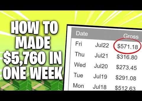 Affiliate Marketing – How to Made $5,760 In One Week (Full Tutorial). Make money online
