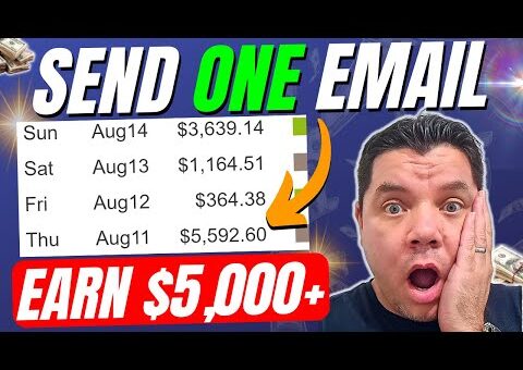 How To Make Money With Email Marketing Send ONE EMAIL To Make $5,000+ (Full Tutorial) With PROOF!