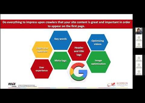 Search Engine Optimization (SEO) Training Session by Chantal Nadeau