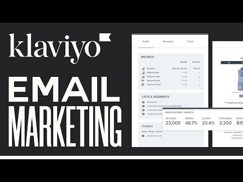 Klaviyo Email Marketing (2023) | Step by Step Tutorial