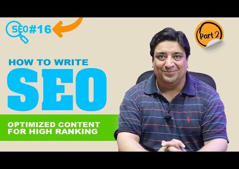 SEO Course in URDU | Writing web content for search engine optimization for keywords (Part-2)