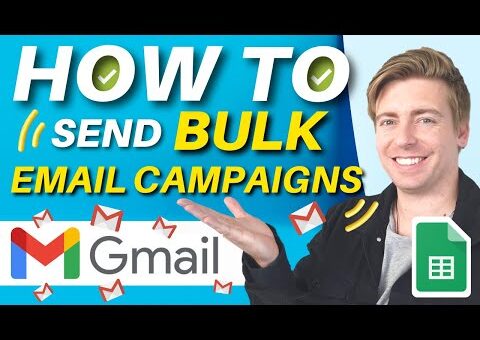 How to Send Bulk Email Campaigns in Gmail | Two Methods (Google Sheets Mail Merge)