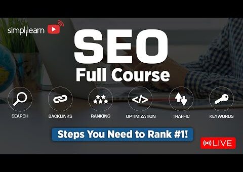 🔥SEO Full Course | Search Engine Optimization Training On 🔴LIVE | SEO 2024 | Simplilearn