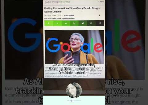 How to Find AI Conversational Queries In Google Search Console? #SEO #searchengineoptimization